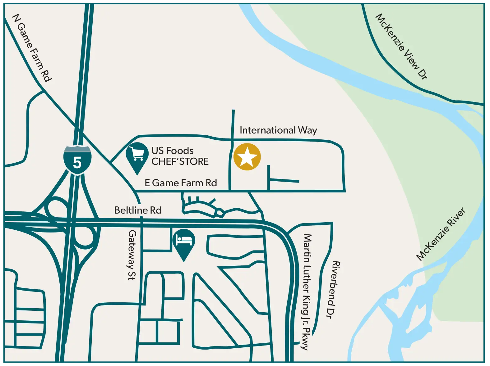 Facility Location Map - PHSRH